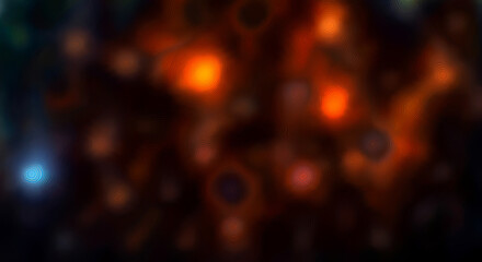 Wall Mural - fire in the night
