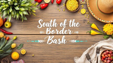 South of the border bash: vibrant fiesta celebration with fresh ingredients and mexican flair