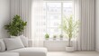 © Gambar Upi - White room with window and curtains