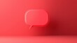 © FoxGrafy - Red speech bubble on vibrant background