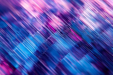 Poster - Abstract vibrant streaks of blue, pink, and purple.