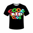 © Jhon - cool Kid T-shirt design image for illustration.