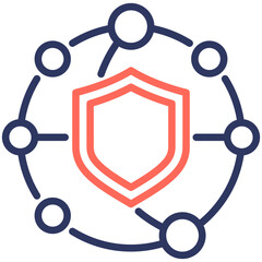 Sticker - Cybersecurity Icon