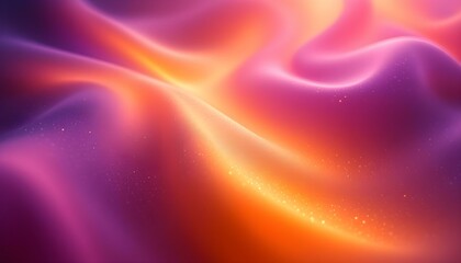 Leinwandbilder - Grainy abstract background featuring a vibrant gradient of colors, from purple to orange. Abstract grainy background featuring a glowing gradient shape. Grainy retro gradient featuring vibrant colors 