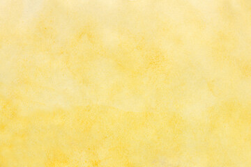 Aufkleber - yellow watercolor background. watercolor painted.  hand painted by brush