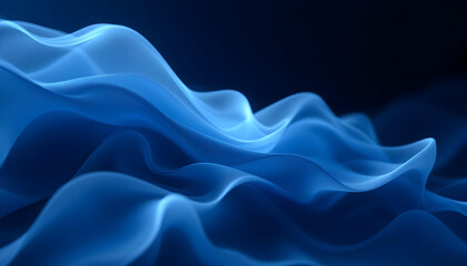 Aufkleber - Light blue abstract background. Abstract background featuring 3d shiny plastic waves in vibrant purple, pink, and blue hues. Colorful abstract background with pink and blue multicolored wavy surfaces