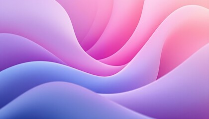 Aufkleber - Pastel tone purple pink blue gradient defocused abstract photo smooth lines pantone color background. Abstract pastel gradient background with smooth lines in purple, pink and blue hues, color, pastel