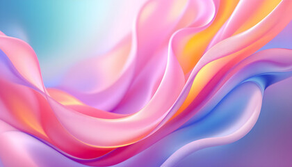 Aufkleber - Pastel tone purple pink blue gradient defocused abstract photo smooth lines pantone color background. Abstract pastel gradient background with smooth lines in purple, pink and blue hues, color, pastel