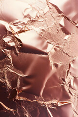 Wall Mural - rose gold muted mocha brown foil background, 2025 color