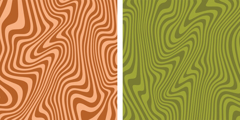 Wavy Texture. Swirl Psychedelic Geometric Lines, Abstract Circle Ripple Pattern
