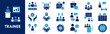 © Zaiva Maysha - Trainee icon collection set. Containing design trainee, professional, work, business, employee
