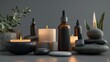 © Guruji - Zen Spa Inspired Wellness Scene with Candles and Stones