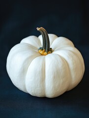 Wall Mural - White Pumpkin on Table