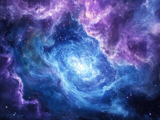 Galaxy Background with Stars
