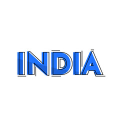 Wall Mural - India Republic Day Poster Design with Sketching Famous Monuments on Png Background.