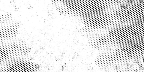 Wall Mural - black checkered geometric pattern on a white background. no joints in one direction.