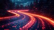 © CStock - AI-driven transportation speed concept with futuristic vehicles and glowing motion trails powered by AI