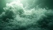 © studio clever - Green misty steam texture for visual effects. Generative AI