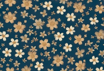 Wall Mural - seamless floral pattern