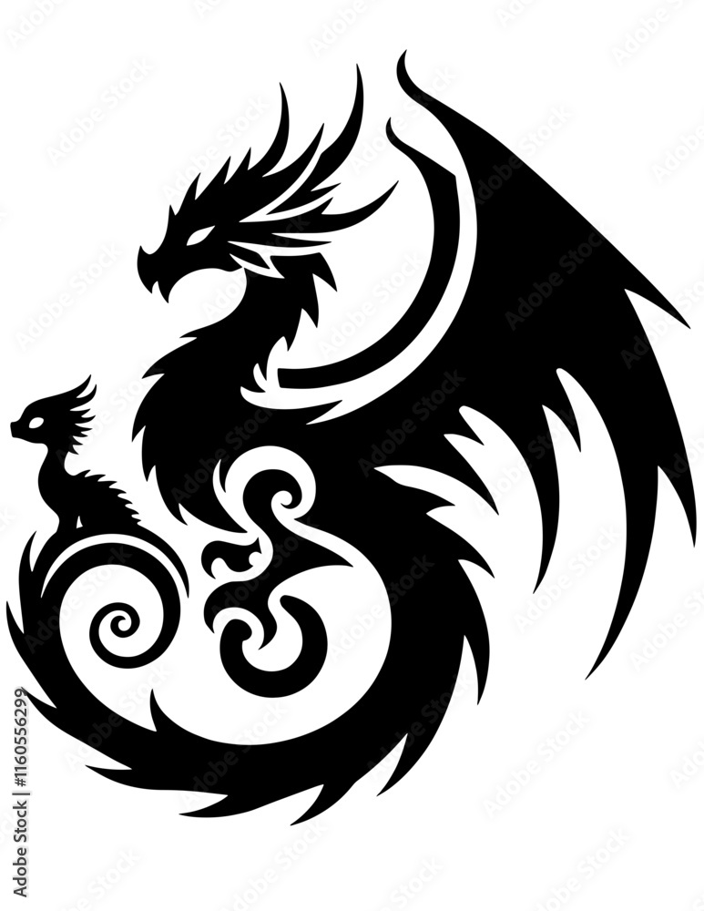 Baby Dragon Svg Bundle Cute Baby Dragon Clipart Dragon Vector – t3mu