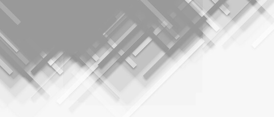 Wall Mural - Abstract grey background with square shapes