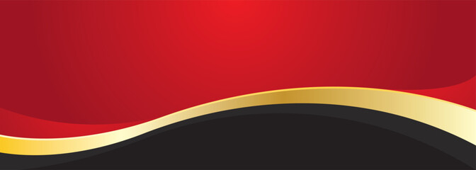 Wall Mural - Luxury red black and gold abstract background