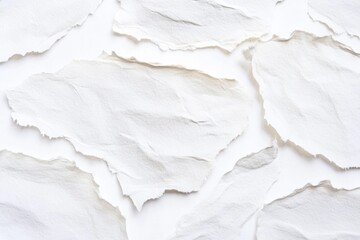 Wall Mural - A close-up shot of a bunch of white papers