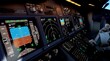 © Zaki Visuals - Electronic systems of an aircraft. Airplane Instruments primary flight display. Digital Flight Control Systems with Advanced Aviation Electronics Interface