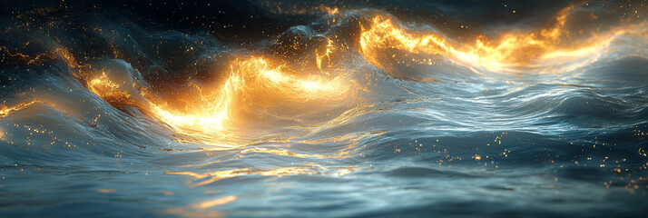Aufkleber - Enormous metallic arcs casting long shadows,