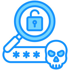 Canvas Print - Password Cracking Icon