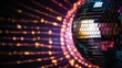 © julfiar - Disco ball light reflection background