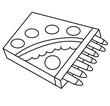 © Ravinder - Cute cartoon hand drawn vector crayons coloring page.