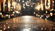 © CreativePulse - glamorous fashion runway with sparkling lights and glittering floor creates enchanting atmosphere