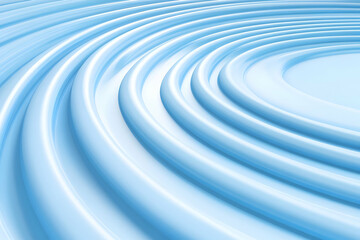 Wall Mural - abstract 3d blue swirl background
