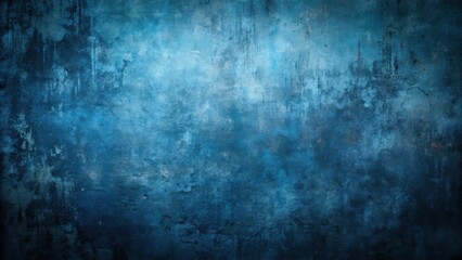 Aufkleber - Abstract Blue Textured Background with Grunge and Scratches