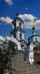 Wall Mural - Nativity of the Virgin church, opened in 1708. Village Roshcha, Kaluga region, Russia