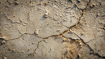 Aufkleber - Cracked and Weathered Texture A Close-Up View of a Distressed Surface with Natural Stone and Rough Grains
