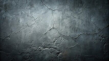 Aufkleber - A Gray Weathered Concrete Wall With a Cracked Surface and a Slight Dark Gradient from Top to Bottom