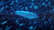 © warunthorn - Futuristic Digital Fingerprint Technology on Circuit Board Background