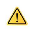 © Kaja - yellow warning triangle sign
