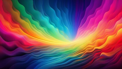 Rainbow Abstract Background A colourful rainbow light filled abstract background graphic resource