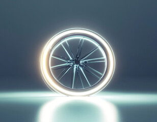 Canvas Print - Futuristic Wheel Design