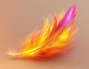 Sticker - Fiery Feather