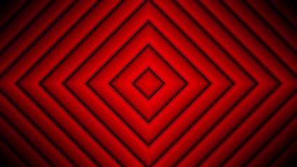 Wall Mural - red square line animation pattern background
