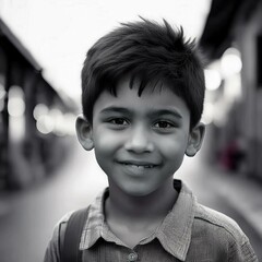 handsome asian teenage boy smiling portrait photography