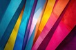 © PD - Vibrant strips of paper in various hues create striking patterns, showcasing an artistic arrangement that inspires creativity and visual appeal in design projects.