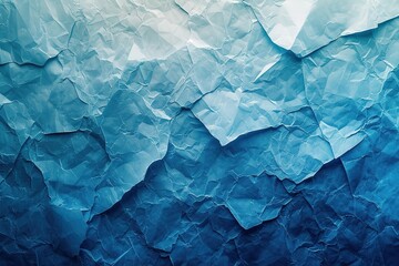 Geometric blue ice texture background