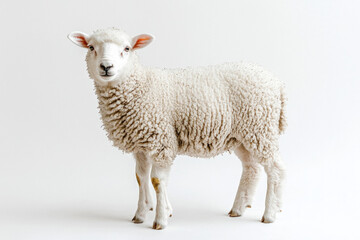 Poster - Sheep White Background