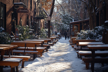 Wall Mural - Winter In Nyc