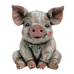 Sticker - Pig Money-Box Isolated